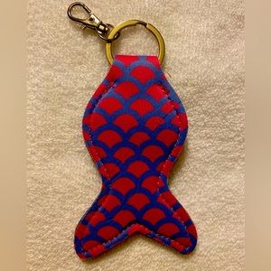 Chap/Lipstick Holder and Keychain. B2G1. NWOT.